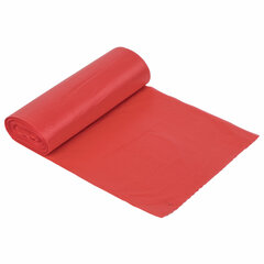 Мешки для раздельного сбора мусора 60 л красные, в рулоне 20 шт., ПНД 10 мкм, 58&times;68 см, LAIMA, 606702