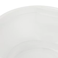 Одноразовые тарелки суповые, КОМПЛЕКТ 50 шт., 0,6 л, СТАНДАРТ, белые, ПП, холодное/<wbr/>горячее, LAIMA, 606710