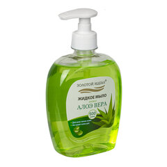 Мыло жидкое 500 г ЗОЛОТОЙ ИДЕАЛ &laquo;Алоэ-вера&raquo;, дозатор