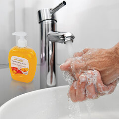 Мыло-крем жидкое 500 г ЗОЛОТОЙ ИДЕАЛ &laquo;Мед и молоко&raquo;, дозатор, 606787