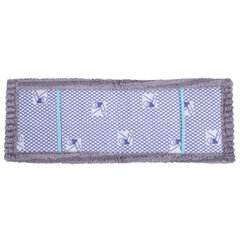 Насадка МОП плоская для швабры/<wbr/>держателя 42 см, карманы, плотная микрофибра, LAIMA HOME, 606797