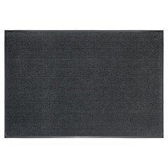 Коврик входной ИЗНОСОСТОЙКИЙ влаговпитывающий 80&times;120 см, толщина 8 мм, ТАФТИНГ, серый, LAIMA EXPERT, 606885