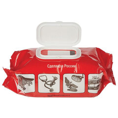 Дезинфицирующие салфетки для обработки любых поверхностей 120 шт., ТРИЛОКС, клапан-крышка