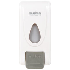 Дозатор для жидкого мыла LAIMA PROFESSIONAL ECONOMY, НАЛИВНОЙ, 1 л, ABS-пластик, белый, 607321