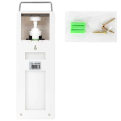 Дозатор локтевой для жидкого мыла и геля-антисептика, с еврофлаконом 1 л, LAIMA, ABS-пластик, 607325