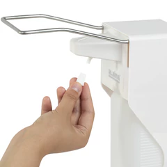 Дозатор локтевой для антисептика и мыла УНИВЕРСАЛЬНЫЙ, с еврофлаконом 1 л, LAIMA, ABS-пластик, 607326