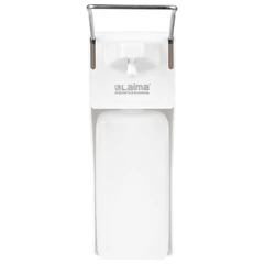 Дозатор локтевой для антисептика и мыла УНИВЕРСАЛЬНЫЙ, с еврофлаконом 1 л, LAIMA, ABS-пластик, 607326