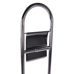 Ершик для унитаза СТОЙКА + держатель туалетной бумаги, сталь/<wbr/>пластик, зеркальный, LAIMA, 607433