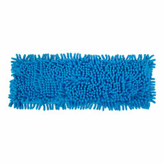 Насадка МОП КОМПЛЕКТ 4 шт., УНИВЕРСАЛЬНАЯ для швабр 38-42 см (ТИП К), микрофибра букли/<wbr/>синель, LAIMA, 607460