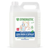 Средство для мытья стекол и зеркал с антибактериальным эффектом 5 л SYNERGETIC, биоразлагаемое