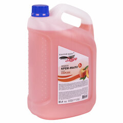 Мыло-крем жидкое DELUXE, 5 л, ЗОЛОТОЙ ИДЕАЛ &laquo;Персик&raquo;, перламутровое, 607496