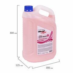 Мыло-крем жидкое DELUXE, 5 л, ЗОЛОТОЙ ИДЕАЛ &laquo;Розовый шелк&raquo;, перламутровое, 607498