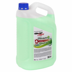 Мыло-крем жидкое c АНТИБАКТЕРИАЛЬНЫМ ЭФФЕКТОМ, 5 л, ЗОЛОТОЙ ИДЕАЛ DELUXE &laquo;Зеленый чай&raquo;, перламутровое, 607499