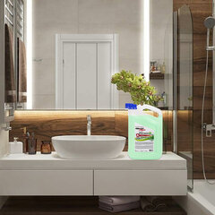 Мыло-крем жидкое c АНТИБАКТЕРИАЛЬНЫМ ЭФФЕКТОМ, 5 л, ЗОЛОТОЙ ИДЕАЛ DELUXE &laquo;Зеленый чай&raquo;, перламутровое, 607499