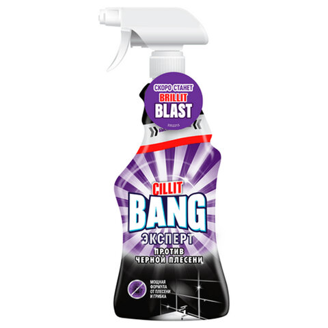 Чистящее средство 750 мл CILLIT BANG "Удаление черной плесени", для ванной и кухни, распылитель, 3032923