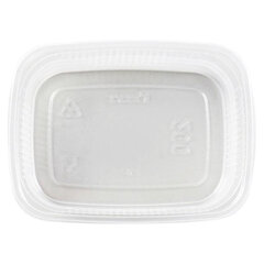 Одноразовый контейнер 200 мл, КОМПЛЕКТ 100 шт., БЕЗ КРЫШКИ, 108&times;82 мм, прозрачные, ПП, ЮПЛАСТ