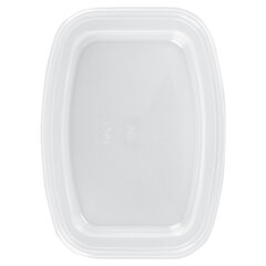 Одноразовый контейнер 500 мл, КОМПЛЕКТ 100 шт., БЕЗ КРЫШКИ, 138&times;102 мм, прозрачные, ПП, ЮПЛАСТ