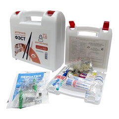 Аптечка первой помощи АНТИСПИД ФЭСТ, футляр полистирол