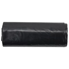 Мешки для мусора 190 л черные в рулоне 10 шт., ПВД 23 мкм, 90&times;120 см, ЛЮБАША &laquo;эконом ПЛЮС&raquo;, 607681