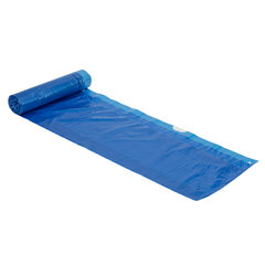 Мешки для мусора с завязками LAIMA &laquo;ULTRA&raquo; 35 л, синие, рулон 20 шт., особо прочные, ПВД 22 мкм, 50&times;60 см, 607689