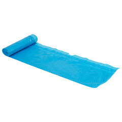 Мешки для мусора с завязками LAIMA &laquo;ULTRA&raquo; 60 л, синие, рулон 20 шт., прочные, ПНД 18 мкм, 60&times;70 см, 607692