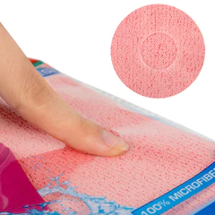 Салфетка из МИКРОФИБРЫ ГУБЧАТАЯ PVA/<wbr/>ПВА СУПЕРВПИТЫВАЮЩАЯ 30&times;30 см, КОМПЛЕКТ 2 шт., HIGH ABSORB, 320 г/<wbr/>м<sup>2</sup>, LAIMA, 607790