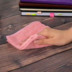 Салфетка из МИКРОФИБРЫ универсальная 30&times;30 см, КОМПЛЕКТ 4 шт., MULTI PRO COLOUR, 280 г/<wbr/>м<sup>2</sup>, LAIMA, 607792