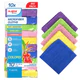Салфетки из МИКРОФИБРЫ 30х30 см MULTI COLOUR, big pack, КОМПЛЕКТ 10 шт., 180 г/м2, LAIMA HOME, 607794