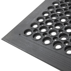 Коврик входной резиновый грязесборный перфорированный, 90&times;150 см, толщина 12 мм, LAIMA EXPERT, 607816