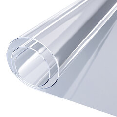 Коврик-подкладка, скатерть ПВХ прозрачная, гибкое/<wbr/>мягкое стекло, 100&times;60 см, 0,5 мм, DASWERK (ДАСВЕРК), 607874