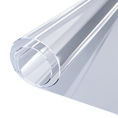 Коврик-подкладка, скатерть ПВХ прозрачная, гибкое/<wbr/>мягкое стекло, 120&times;75 см, 0,5 мм, DASWERK (ДАСВЕРК), 607876