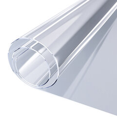 Коврик-подкладка, скатерть ПВХ прозрачная, гибкое/<wbr/>мягкое стекло, 140&times;60 см, 0,5 мм, DASWERK (ДАСВЕРК), 607880