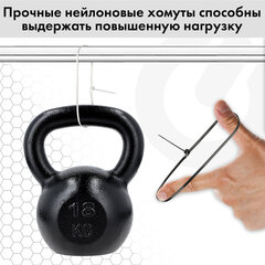 Стяжка (хомут) нейлоновая сверхпрочная POWER LOCK, 3,6х200 мм, КОМПЛЕКТ 100 шт., черная, SONNEN, 607916