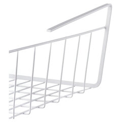 Корзина подвесная (органайзер) металлическая, для шкафов и полок, 40&times;24&times;13,5 см, LAIMA HOME 607999