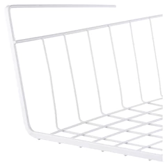 Корзина подвесная (органайзер) металлическая, для шкафов и полок, 40&times;24&times;13,5 см, LAIMA HOME 607999