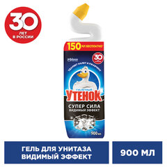 Средство для сантехники/<wbr/>уборки туалета 900 мл, ТУАЛЕТНЫЙ УТЕНОК Супер Сила &laquo;Видимый Эффект&raquo;