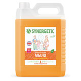 Мыло жидкое 5 л SYNERGETIC "Фруктовый микс", гипоаллергенное, биоразлагаемое