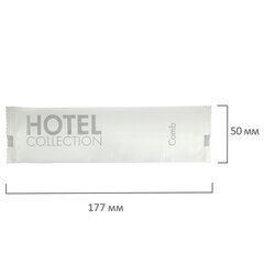 Расчёска КОМПЛЕКТ 500 шт., HOTEL COLLECTION, саше, флоупак