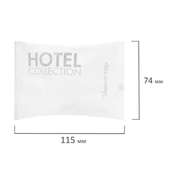 Шапочка для душа КОМПЛЕКТ 500 шт., HOTEL COLLECTION, саше, флоупак