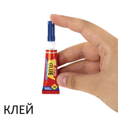 Клей моментальный Суперклей 5 шт. по 3 г + &laquo;Антиклей&raquo; в подарок, BRAUBERG EXTRA, 608107