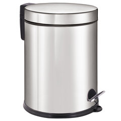 Ведро мусорное с педалью 12 литров &laquo;Classic Plus&raquo;, ЗЕРКАЛЬНОЕ, нержавеющая сталь, со съемным внутренним ведром, LAIMA, ТУРЦИЯ, 608113