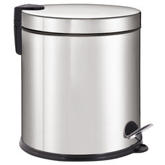 Ведро мусорное с педалью 20 литров &laquo;Classic Plus&raquo;, ЗЕРКАЛЬНОЕ, нержавеющая сталь, со съемным внутренним ведром, LAIMA, ТУРЦИЯ, 608114