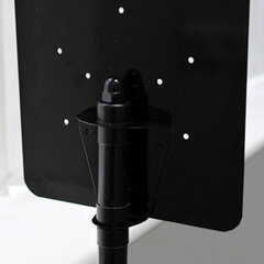 Стойка для дозатора антисептика и мыла, высота 1,4 м, сталь, черная, СД-1