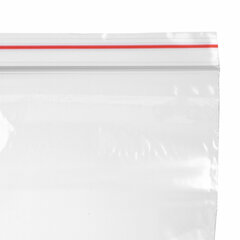 Пакеты с замком ZIP-LOCK &laquo;зиплок&raquo;, комплект 100 шт., 60&times;80 мм, ПВД, толщина 32 мкм, STAFF, 608164