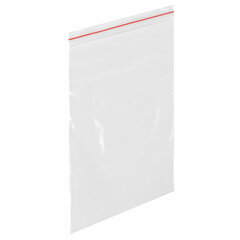 Пакеты с замком ZIP-LOCK &laquo;зиплок&raquo;, комплект 100 шт., 100&times;150 мм, ПВД, толщина 32 мкм, STAFF, 608165