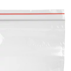 Пакеты с замком ZIP-LOCK &laquo;зиплок&raquo;, комплект 100 шт., 150&times;200 мм, ПВД, толщина 35 мкм, STAFF, 608166