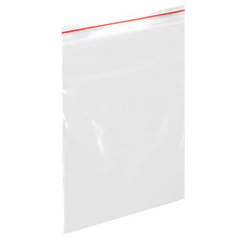 Пакеты с замком ZIP-LOCK &laquo;зиплок&raquo;, комплект 100 шт., 150&times;200 мм, ПВД, толщина 35 мкм, STAFF, 608166