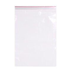 Пакеты ZIP LOCK &laquo;зиплок&raquo; ПРОЧНЫЕ, комплект 100 шт., 180&times;250 мм, ПВД, 60 мкм, BRAUBERG EXTRA, 608173