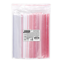 Пакеты ZIP LOCK &laquo;зиплок&raquo; ОЧЕНЬ ПРОЧНЫЕ, комплект 100 шт., 150&times;200 мм, ПВД 80 мкм, BRAUBERG EXTRA, 608177