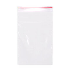 Пакеты ZIP LOCK &laquo;зиплок&raquo; ОЧЕНЬ ПРОЧНЫЕ, комплект 100 шт., 150&times;200 мм, ПВД 80 мкм, BRAUBERG EXTRA, 608177